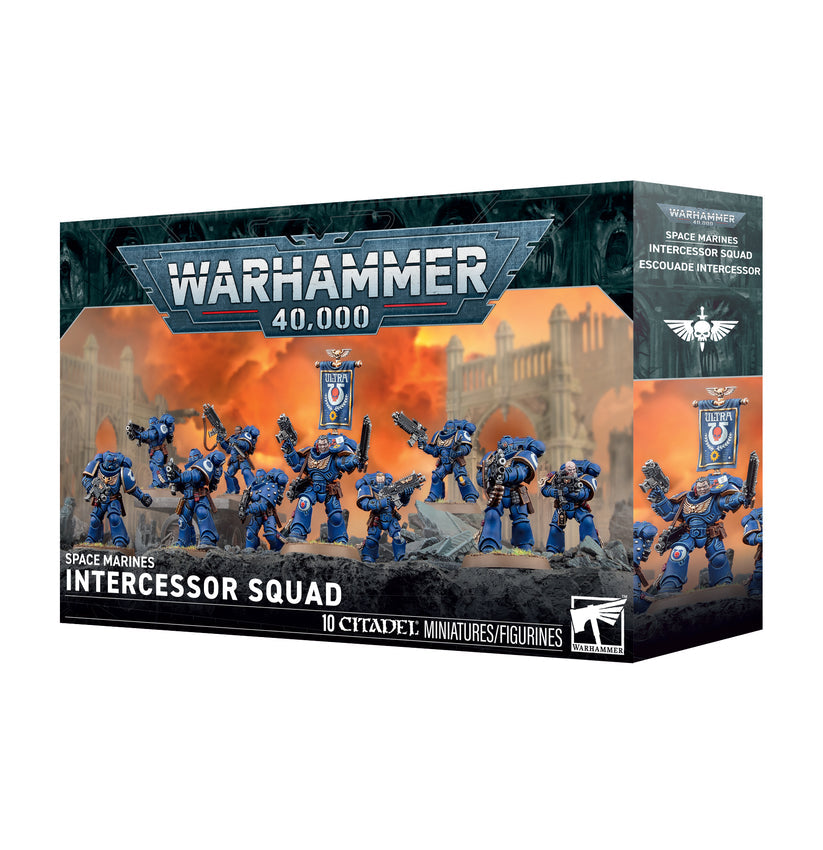 Space Marines Intercessor Squad miniatures for Warhammer 40,000