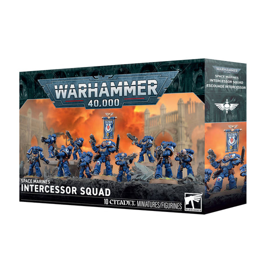Space Marines Intercessor Squad miniatures for Warhammer 40,000
