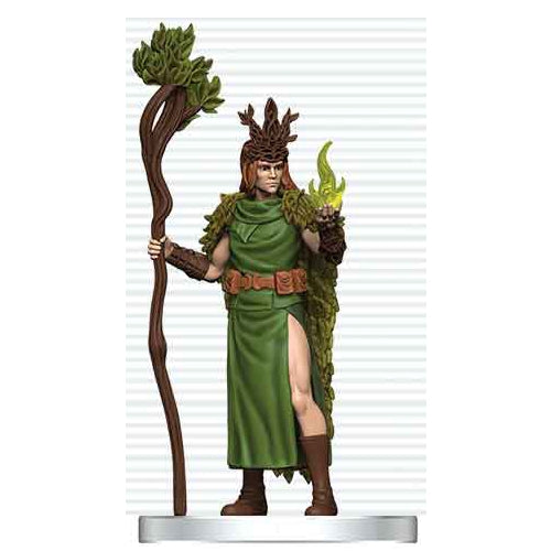 Human Druid pre-painted D&D miniature