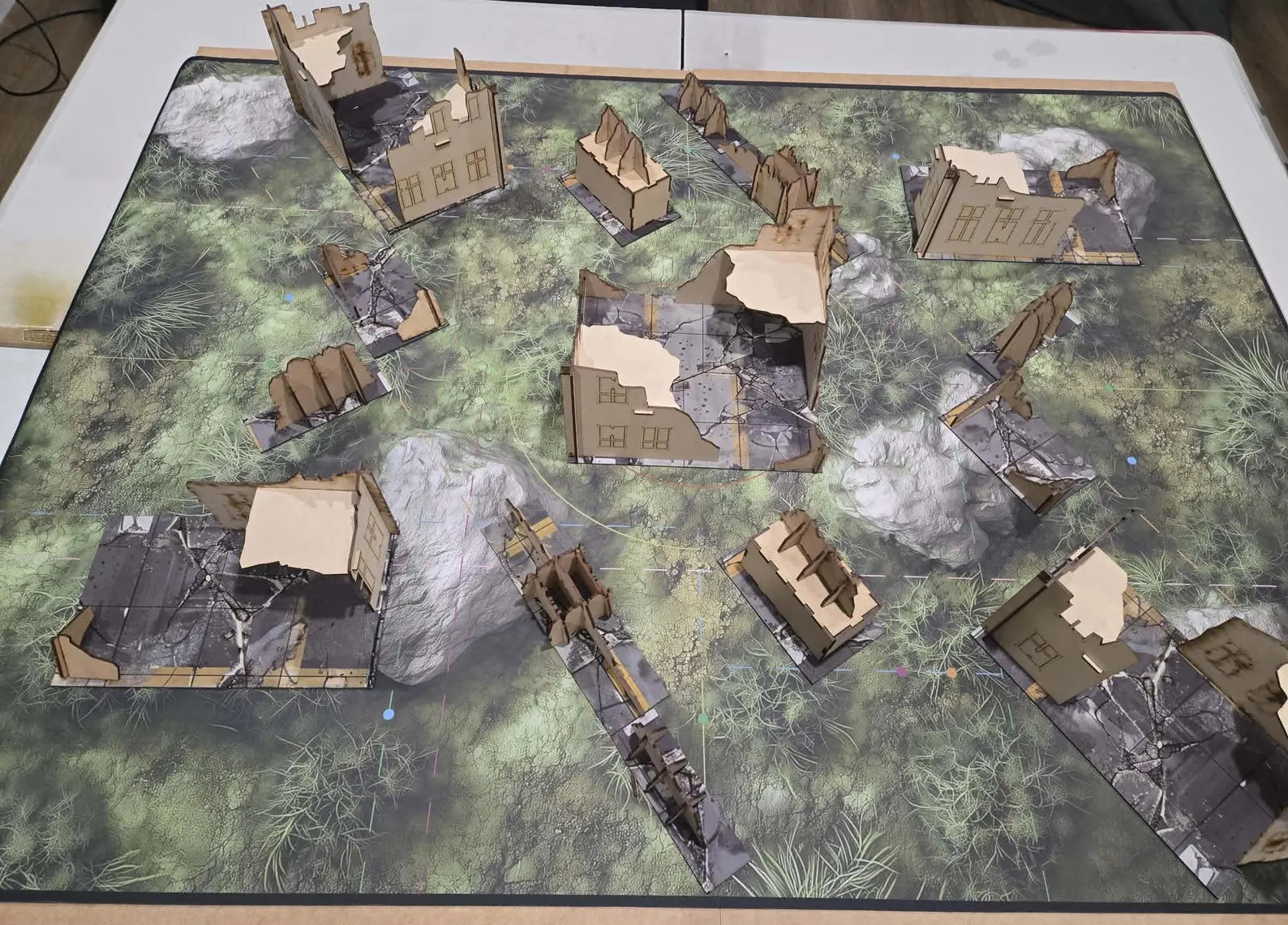 Different angle of tip top terrain 11th ed terrain