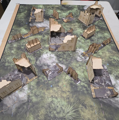 Table layout of mdf tip top terrain layout