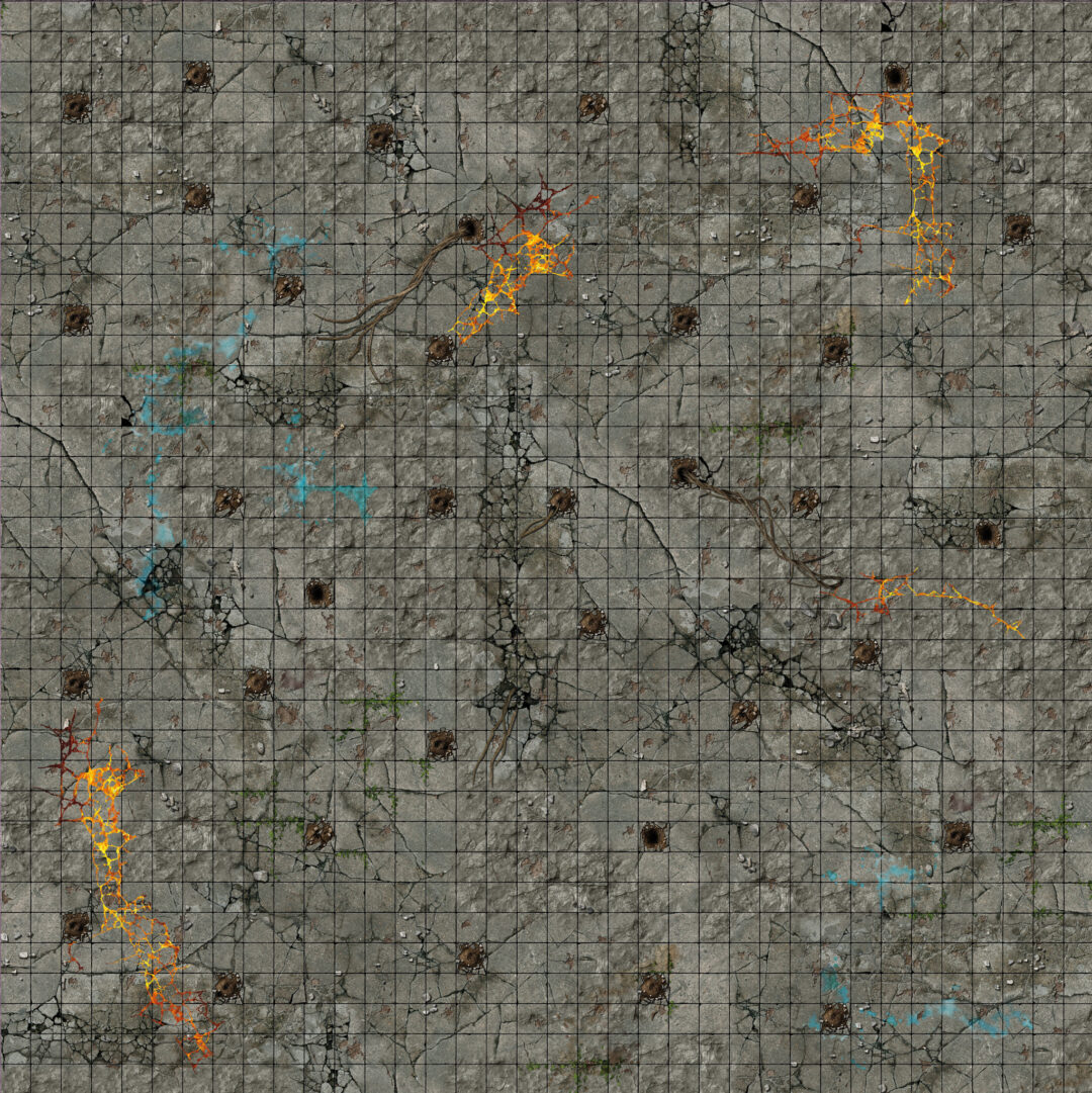Dungeon Gaming Mat 3x3