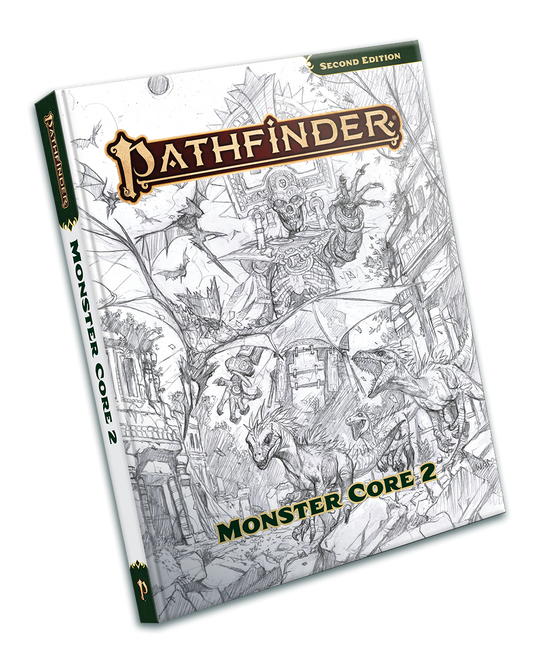 Pathfinder Monster Core 2 Sketch Cover (P2)