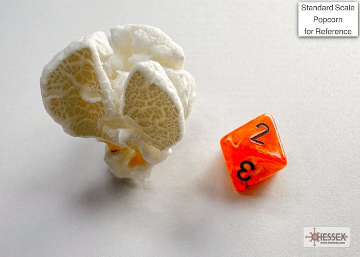 Vortex Mini-hedral Orange/black 7-Die Set