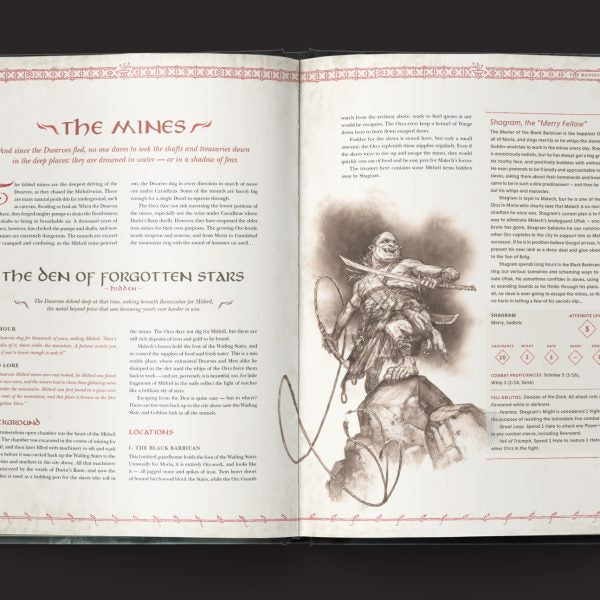 The Lord of the Rings RPG 5e- Moria – Shadow of Khazad-dûm - Physical + Digital