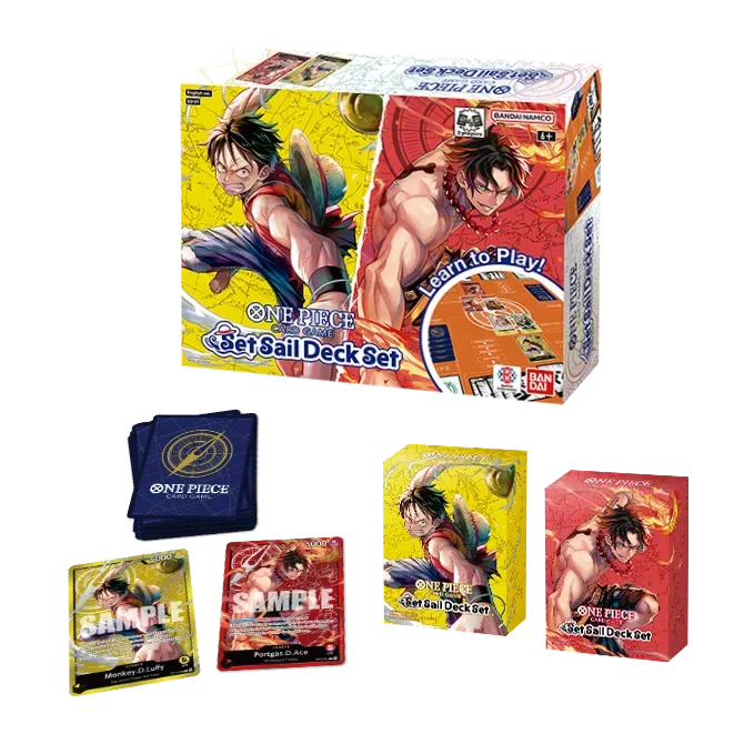 One Piece Card Game Set Sail Deck Set SD-01 product box