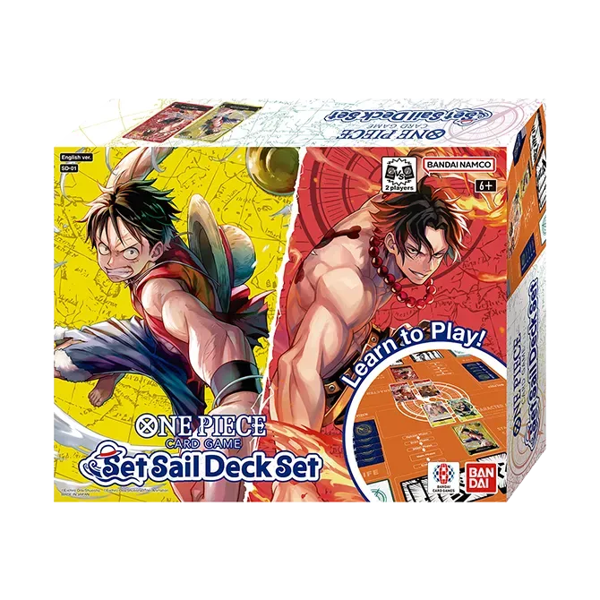 One Piece Card Game Set Sail Deck Set SD-01 contents
