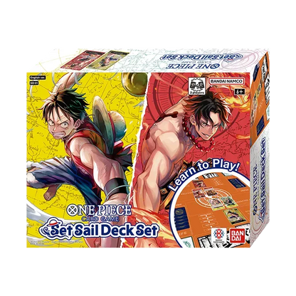 One Piece Card Game Set Sail Deck Set SD-01 contents