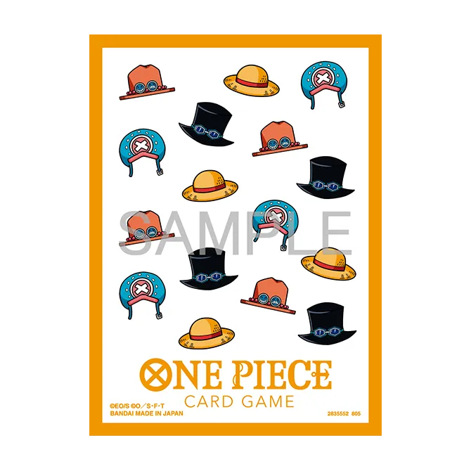 One Piece Card Game Official Card Sleeve Set 13 - Hat Patterns