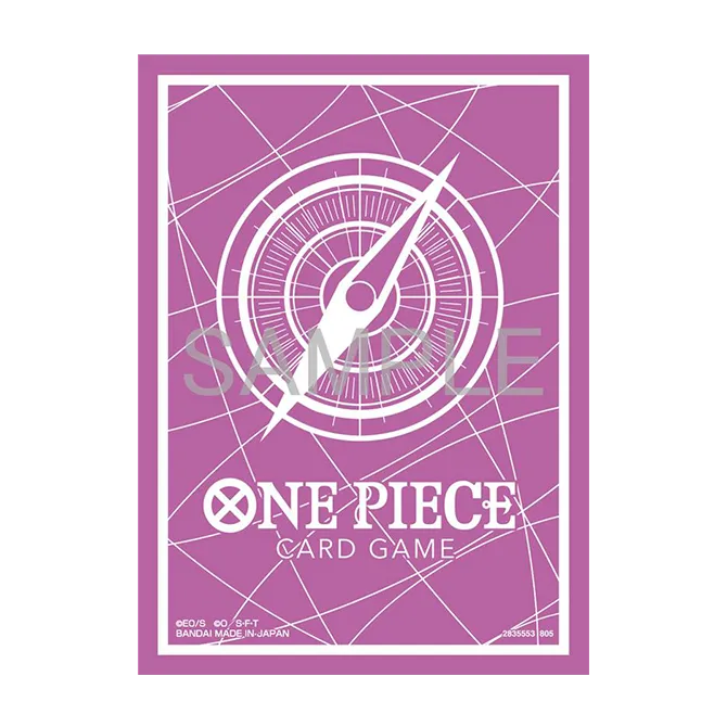 One Piece Card Game Official Card Sleeve Set 13 - Standard Purple