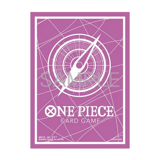 One Piece Card Game Official Card Sleeve Set 13 - Standard Purple
