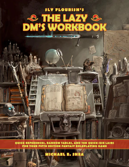 The Lazy DM's Workbook - Physical & PDF (arriving in August 2025)