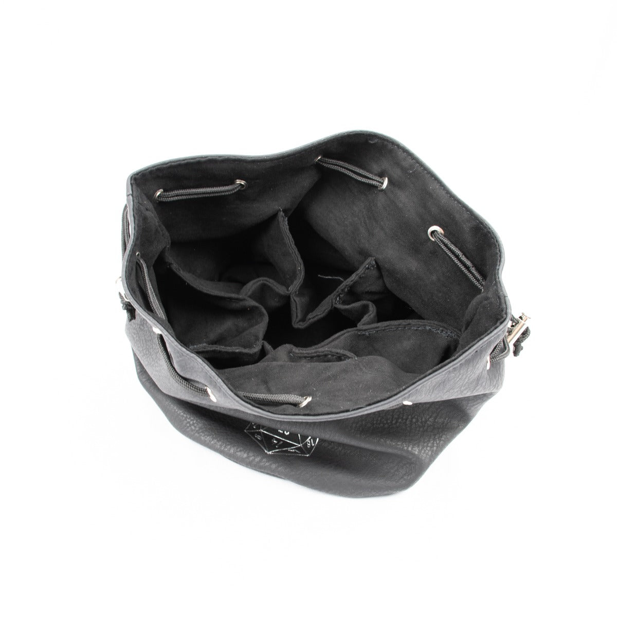 Multipocket Dice Bag Leather - Black