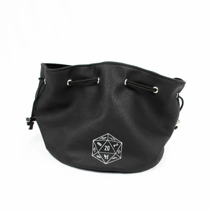 Multipocket Dice Bag Leather - Black