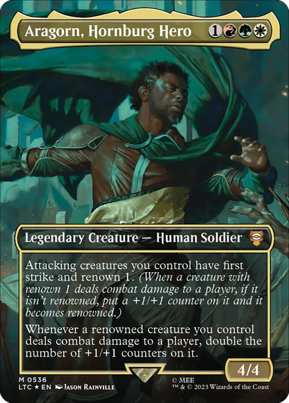 MTG Aragorn Hornburg Hero [LTC 536]