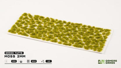 Gamers Grass Moss 2mm Tufts miniature basing product