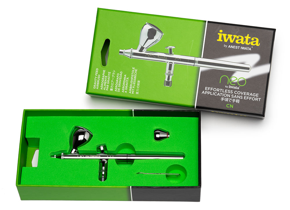 Iwata NEO CN airbrush presentation pack and accessories