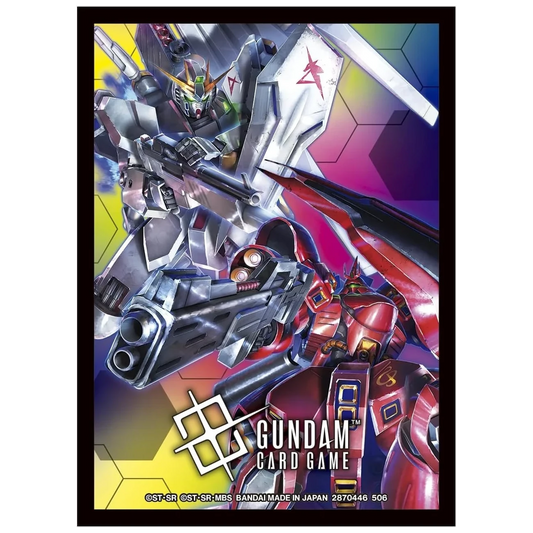Gundam Card Game: Official Sleeves - Nu Gundam vs Sazabi