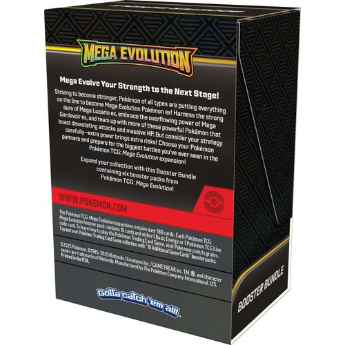 Pokemon TCG Mega Evolution Booster Bundle (6 Booster Packs)