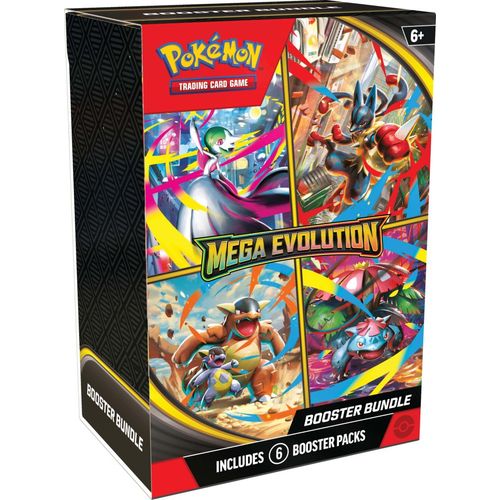 Pokemon TCG Mega Evolution Booster Bundle (6 Booster Packs)