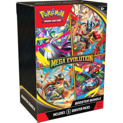 Pokemon TCG Mega Evolution Booster Bundle (6 Booster Packs)