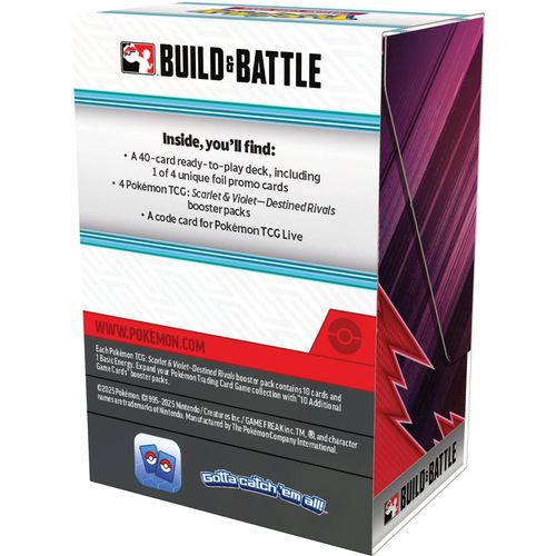 Pokemon TCG Scarlet & Violet 10 Destined Rivals Build & Battle Box