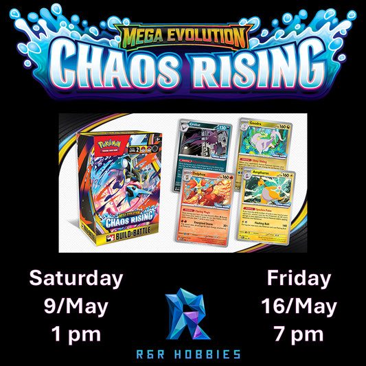 Pokemon - Mega Evolution: Chaos Rising - Prerelease Event in Store