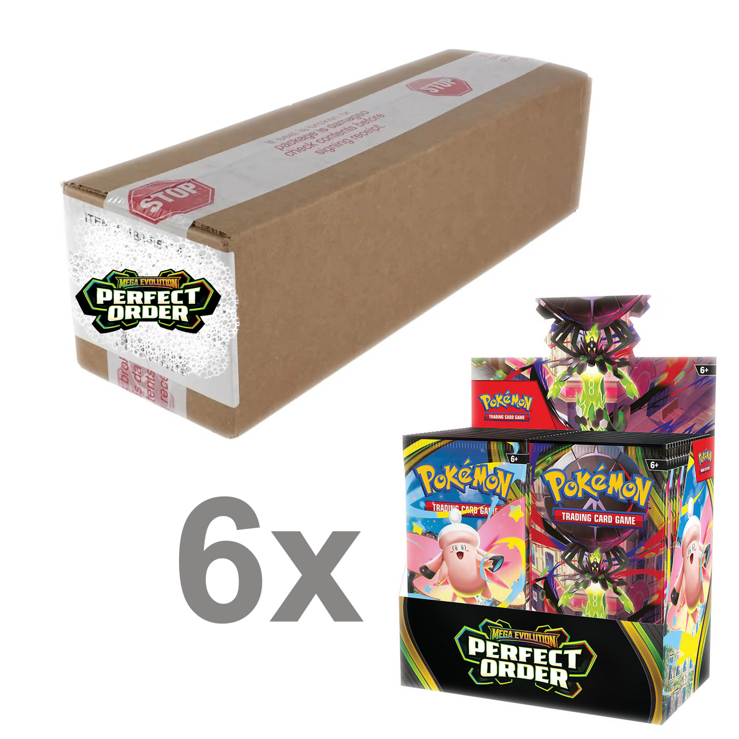 Pokemon TCG Mega Evolutions 3 Perfect Order Booster Box (Sealed Case of 6)
