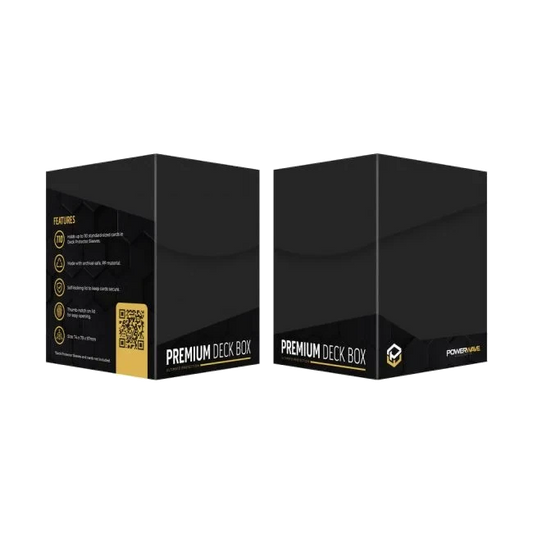 Powerwave black deck box for sleeved TCG cards