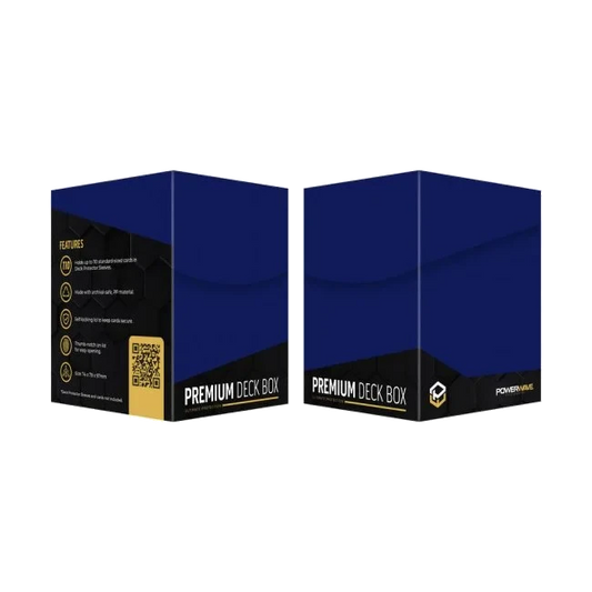 Powerwave blue deck box for sleeved TCG cards