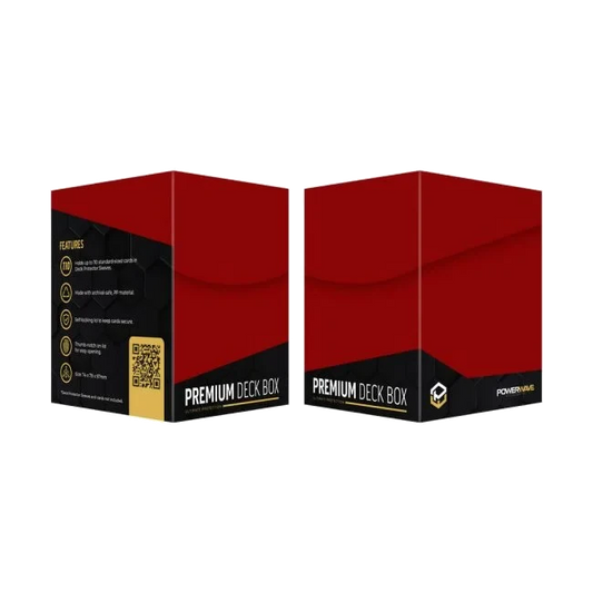 Powerwave red deck box for sleeved TCG cards