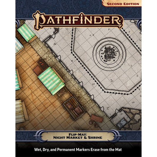 Pathfinder Second Edition  FlipMat  Night Market & Shrine