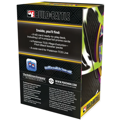 Pokémon Pitch Black 40-card deck and booster packs
