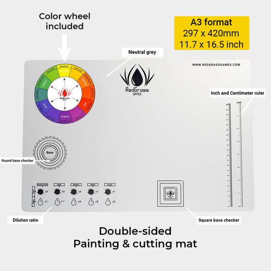Redgrass Painting Mat A3 – Cut Resistant