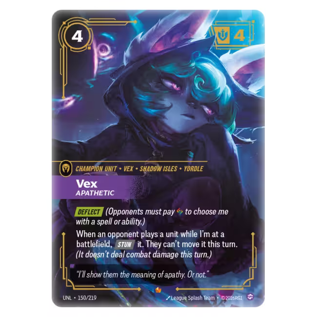 vex apathetic