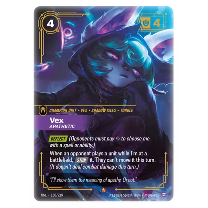 vex apathetic