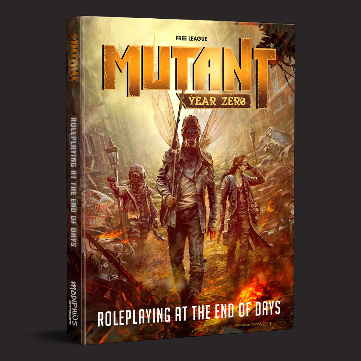 Mutant Year Zero RPG, Rulebook core rulebook front cover