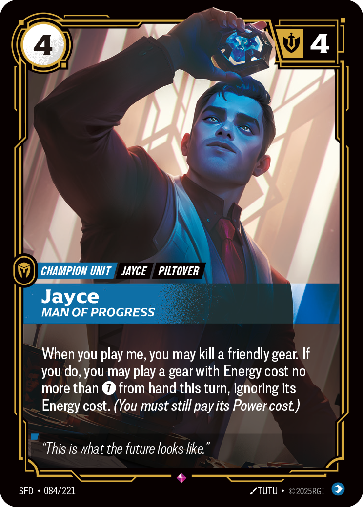 SFD-084 Jayce Man of Progress Spiritforged
