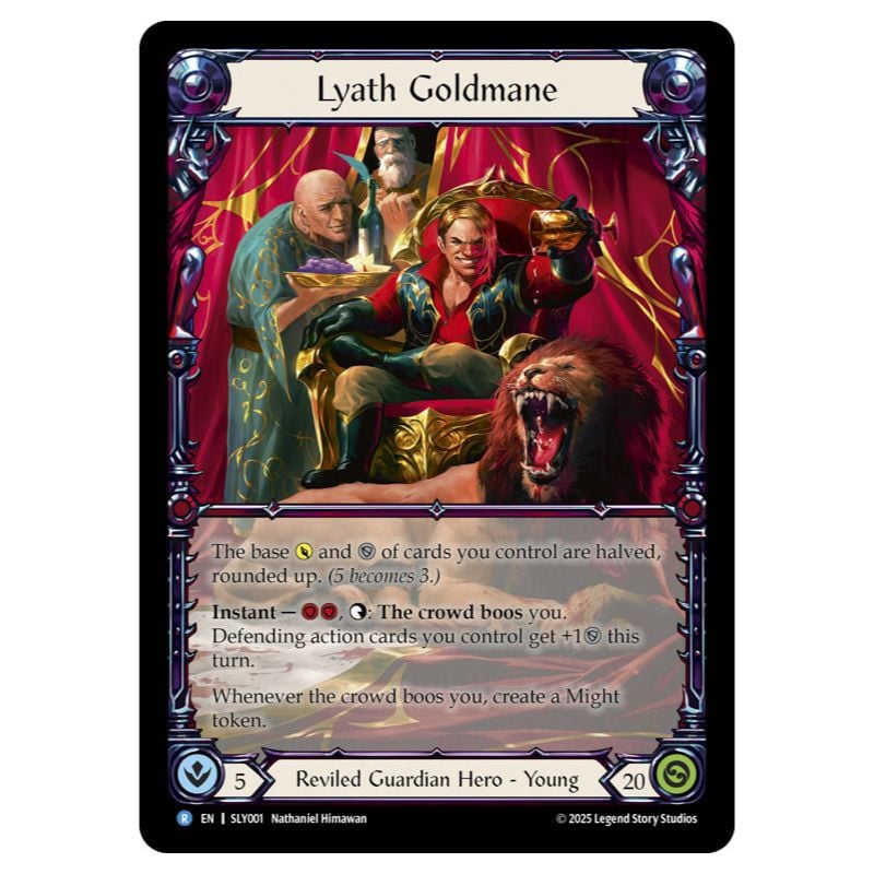 Lyath Goldmane Flesh and Blood Silver Age Chapter 3 deck artwork