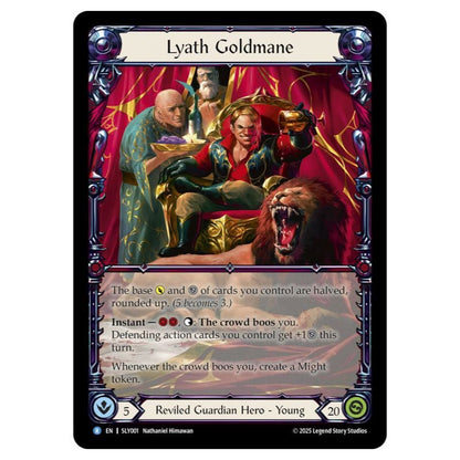 Lyath Goldmane Flesh and Blood Silver Age Chapter 3 deck artwork