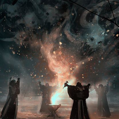 Symbaroum RPG, Revised Core Rulebook ceremonial magic illustration