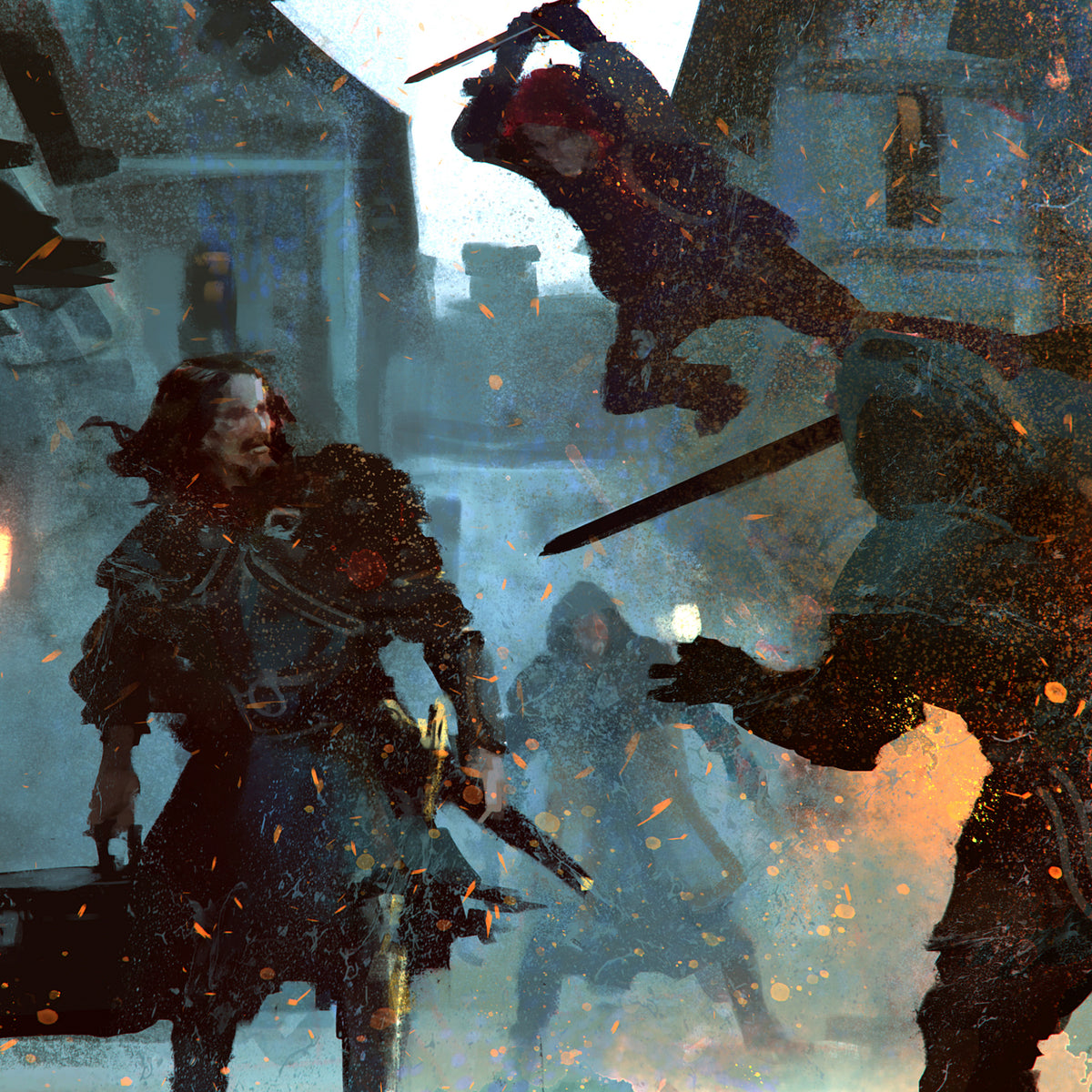 Symbaroum RPG, Revised Core Rulebook ambush scene illustration