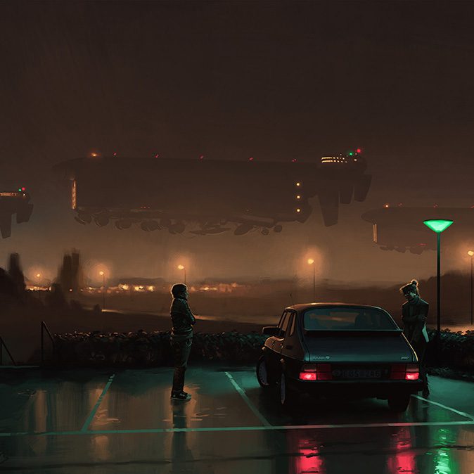 Tales from the Loop RPG Gauss freighters artwork