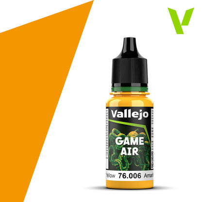 Vallejo Game Air Sun Yellow 18 ml bottle
