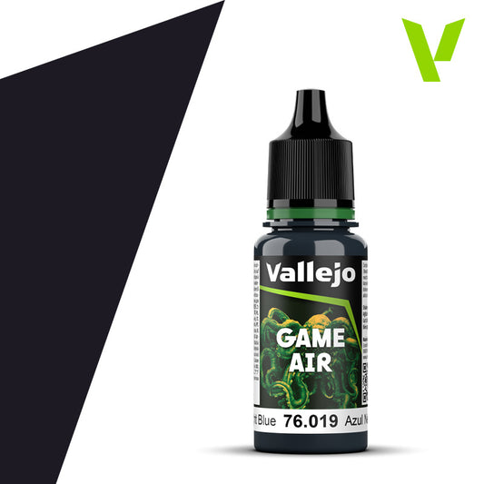Vallejo Game Air Night Blue 18 ml bottle