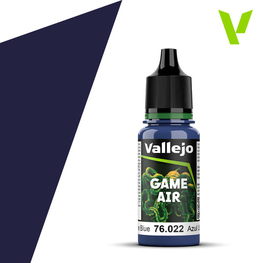 Vallejo Game Air Ultramarine Blue 18 ml bottle