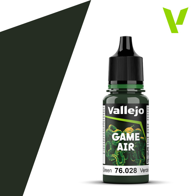 Vallejo Game Air Dark Green 18 ml bottle