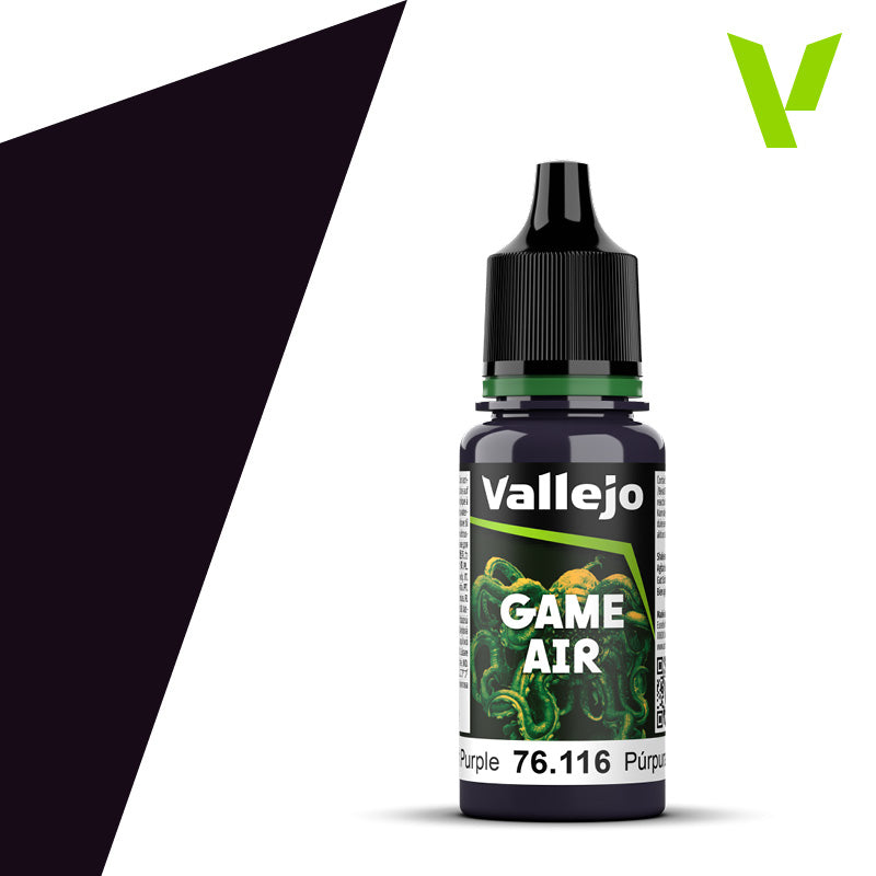 Vallejo Game Air Midnight Purple 18 ml bottle