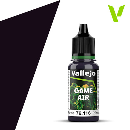 Vallejo Game Air Midnight Purple 18 ml bottle