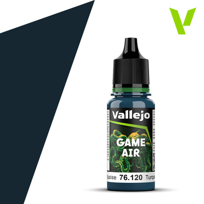 Vallejo Game Air Abyssal Turquoise 18 ml bottle